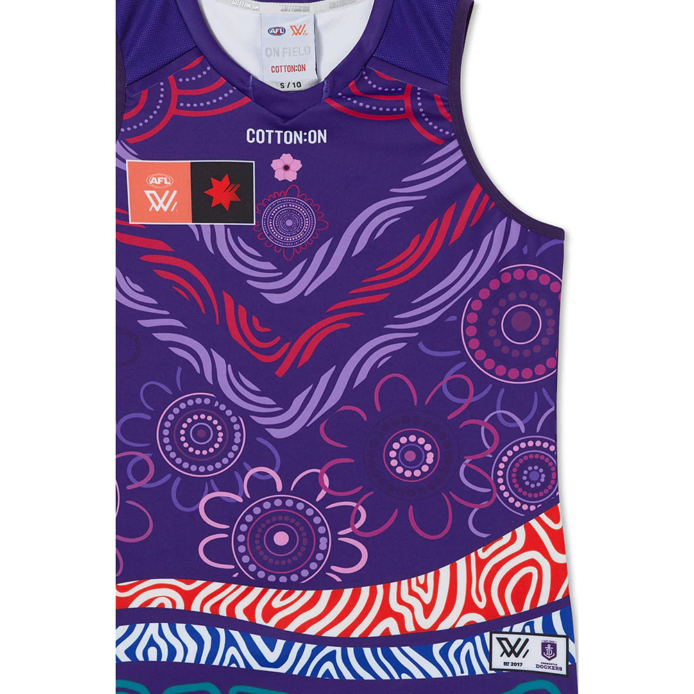 Fremantle Dockers Season 8 AFLW Authentic Indigenous Guernsey - Image 7