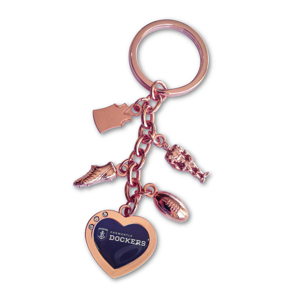 Fremantle Dockers Charm Keyring - Image 2