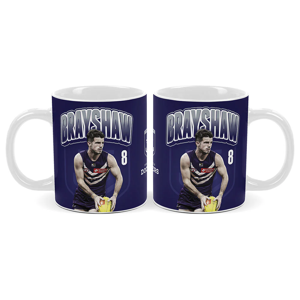 Fremantle Player Mug - Andy Brayshaw