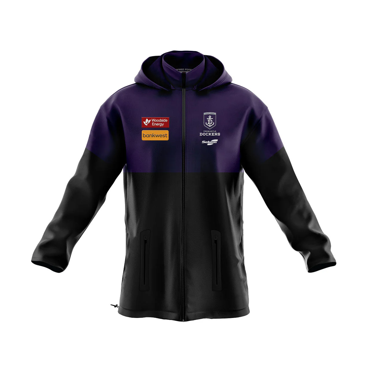 Fremantle Dockers 2024 Authentic Mens Coaches Jacket - Image 5