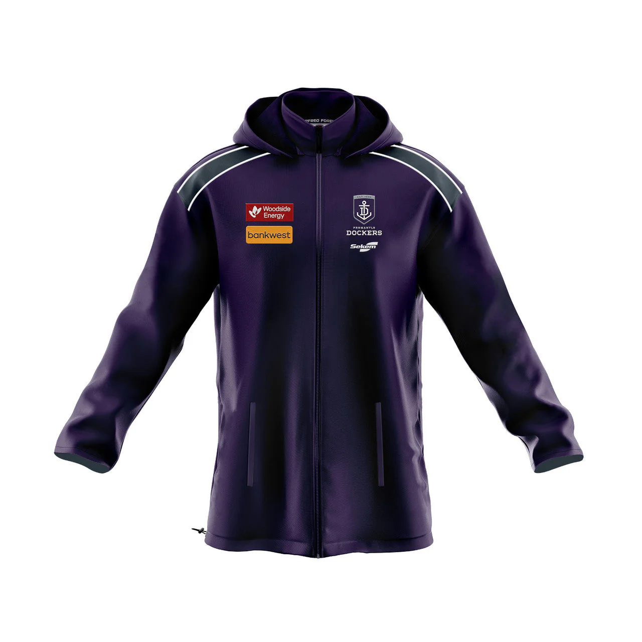 Fremantle Dockers 2024 Authentic Mens Wet Weather Jacket