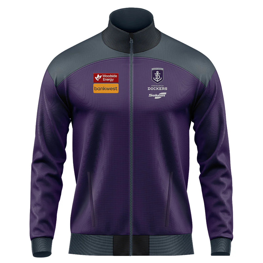 Fremantle Dockers 2024 Authentic Mens Track Jacket