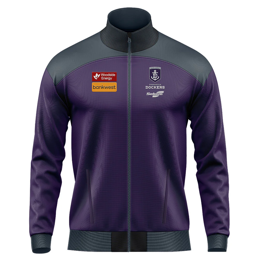 Fremantle Dockers 2024 Authentic Mens Track Jacket - Image 2