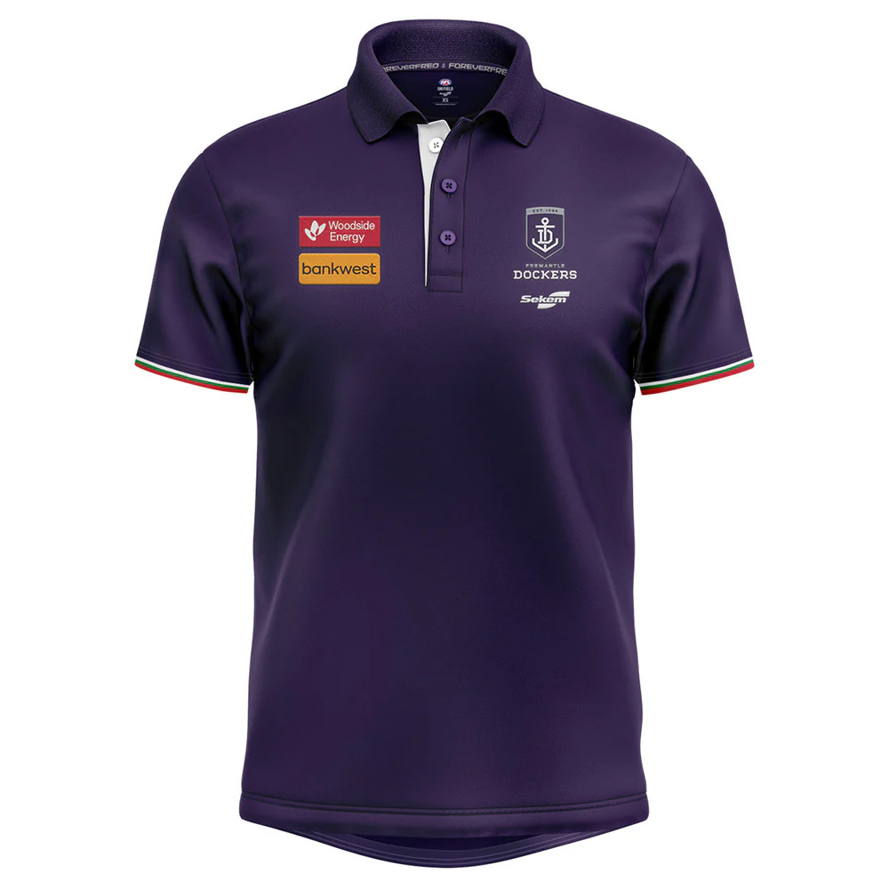 Fremantle Dockers 2024 Authentic Womens Player Polo - Image 2