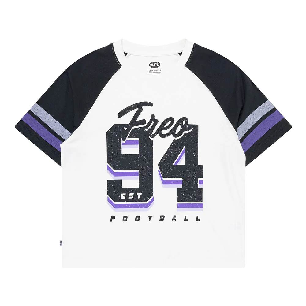 Fremantle Dockers 2-Tone Womens Raglan Tee