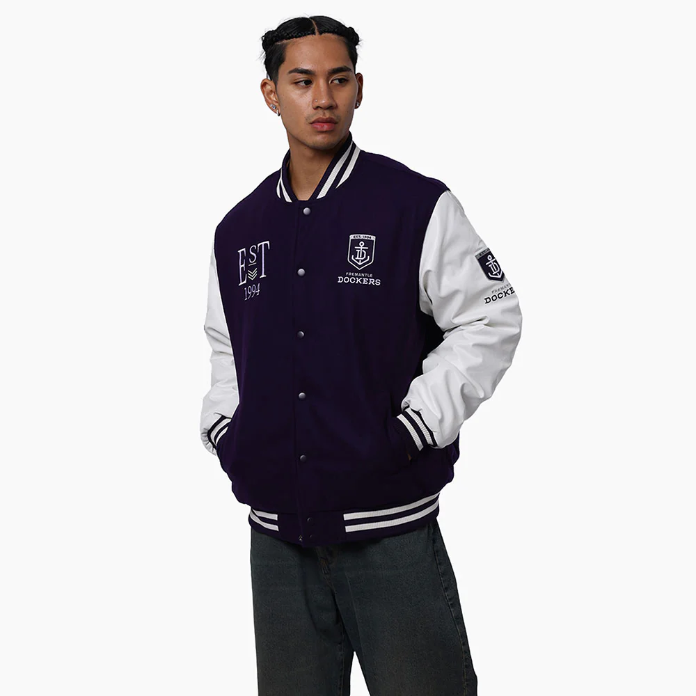 Fremantle Script Varsity Jacket - Image 3