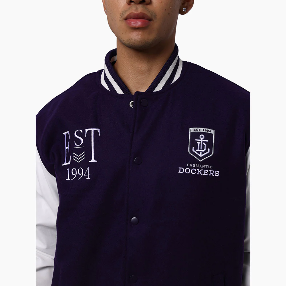 Fremantle Script Varsity Jacket - Image 4
