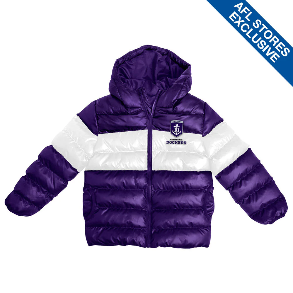 Fremantle Dockers Youth Puffer Jacket - Image 4
