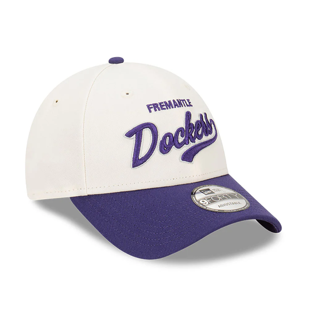 Fremantle Dockers New Era 9forty 2-Tone Script Cap - Image 2