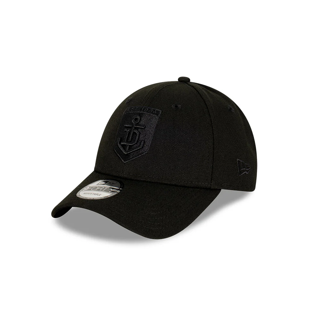 Fremantle Dockers New Era Black On Black 9forty Cap