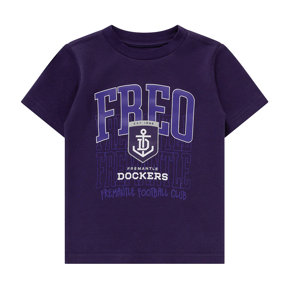 Fremantle Dockers Kids Core Logo Tee