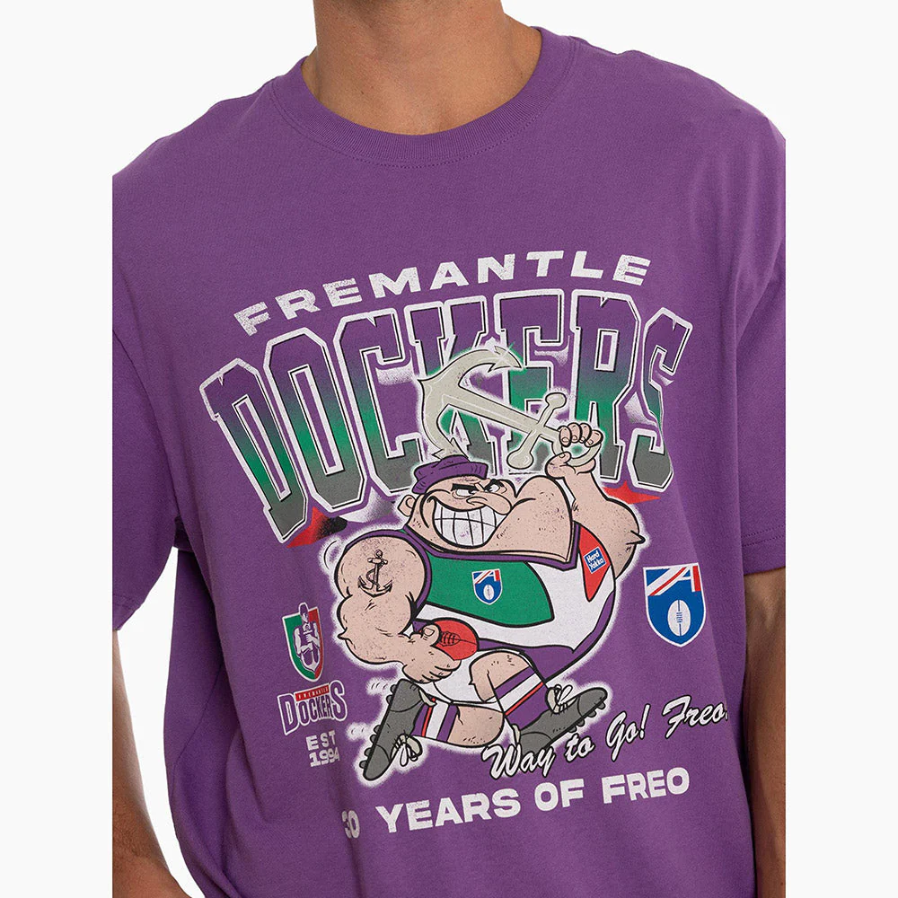 Fremantle Dockers 30 Years: Caricature Tee - Image 14