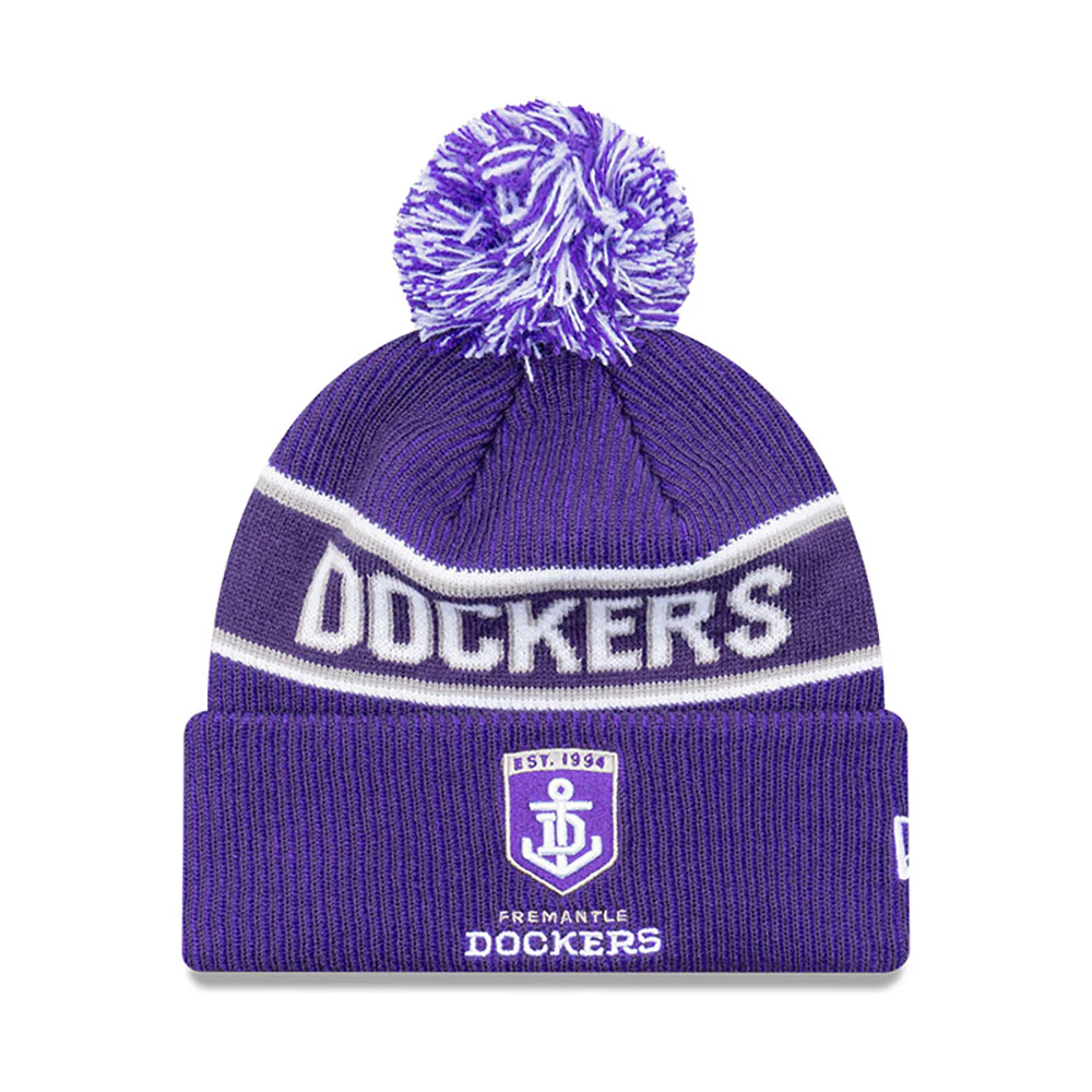 Fremantle Dockers New Era Wordmark Stripe Beanie