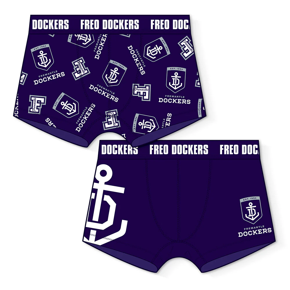 Fremantle Dockers Mens Trunks - 2 Pack
