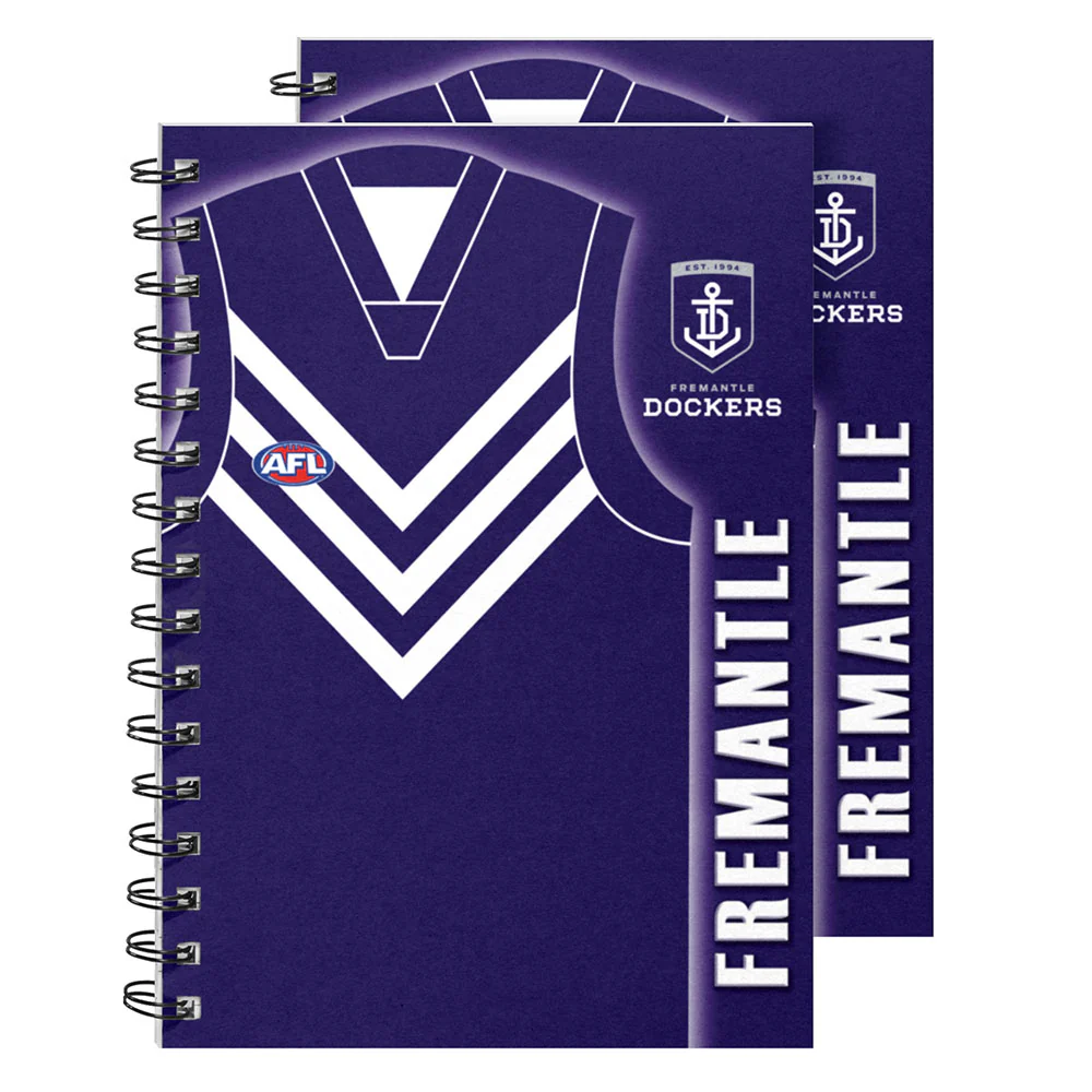 Fremantle Dockers 2-Pack Guernsey Notebook