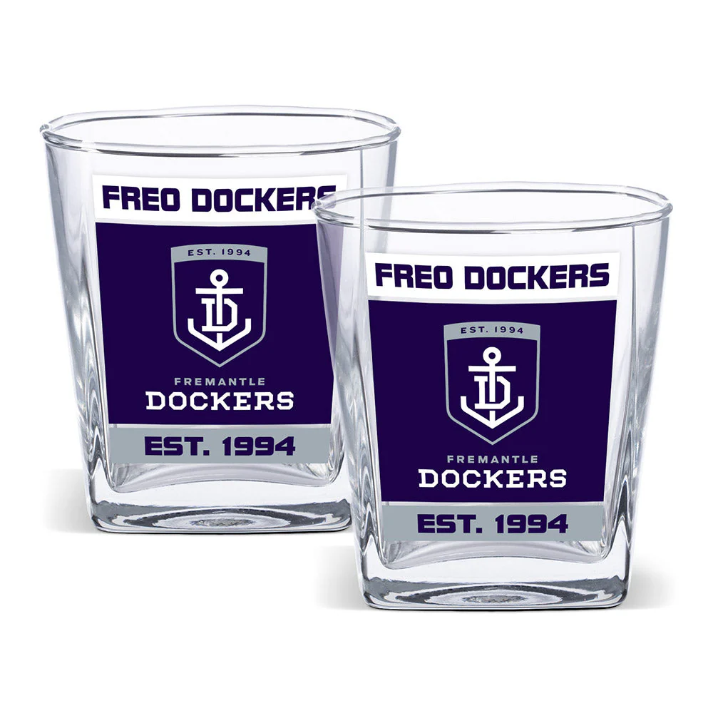 Fremantle Dockers 2 Pack Spirit Glass - Image 2