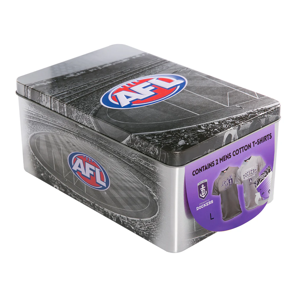 Fremantle Dockers 2 Tees In Tin - Image 2