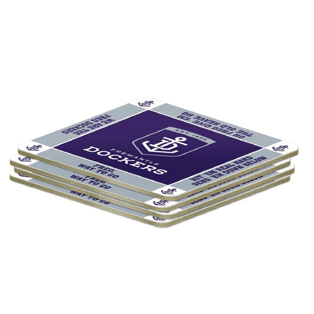 Fremantle Dockers 4-Pack Coaster Set