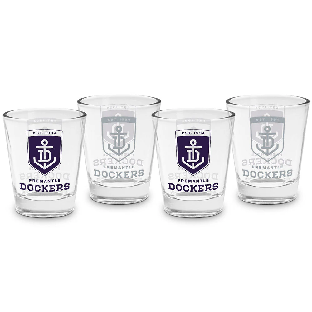 Fremantle Dockers 4 Pack Shot Glass - Image 2
