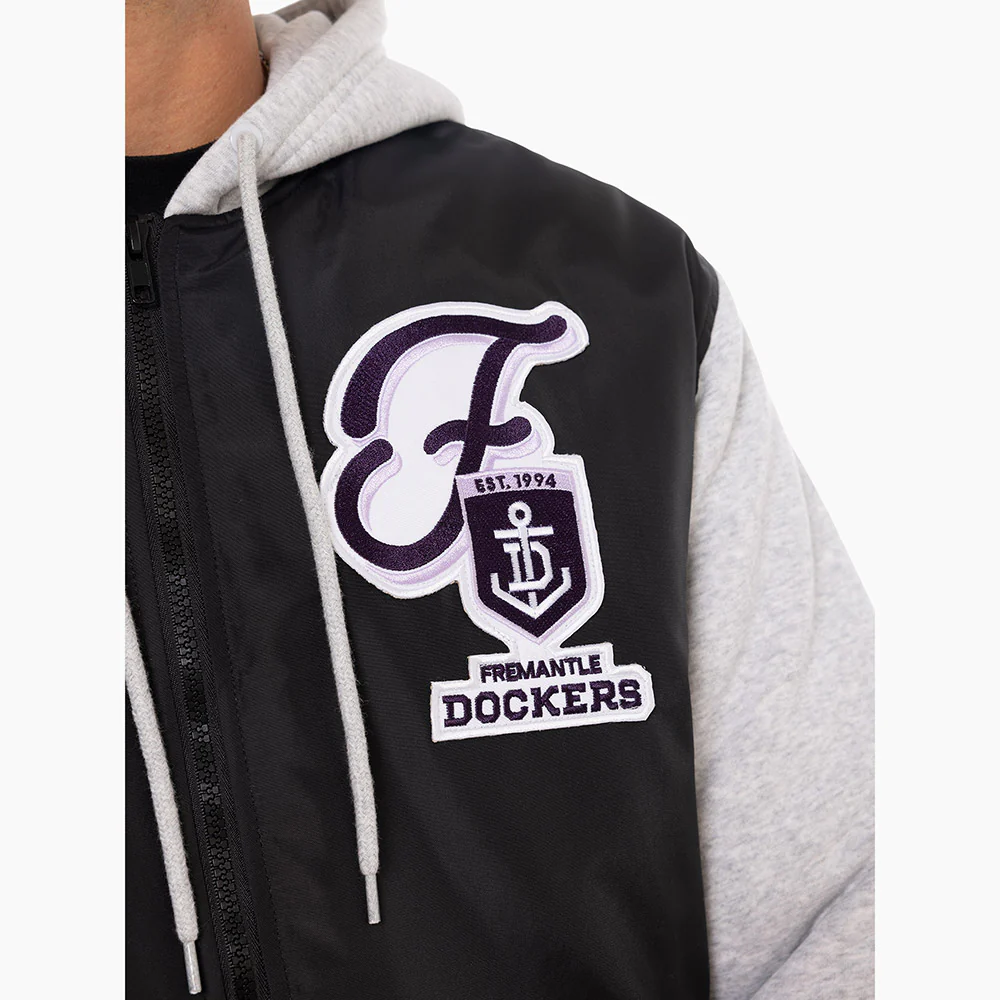 Fremantle Dockers Adult Patchwork Bomber Jacket - Image 7
