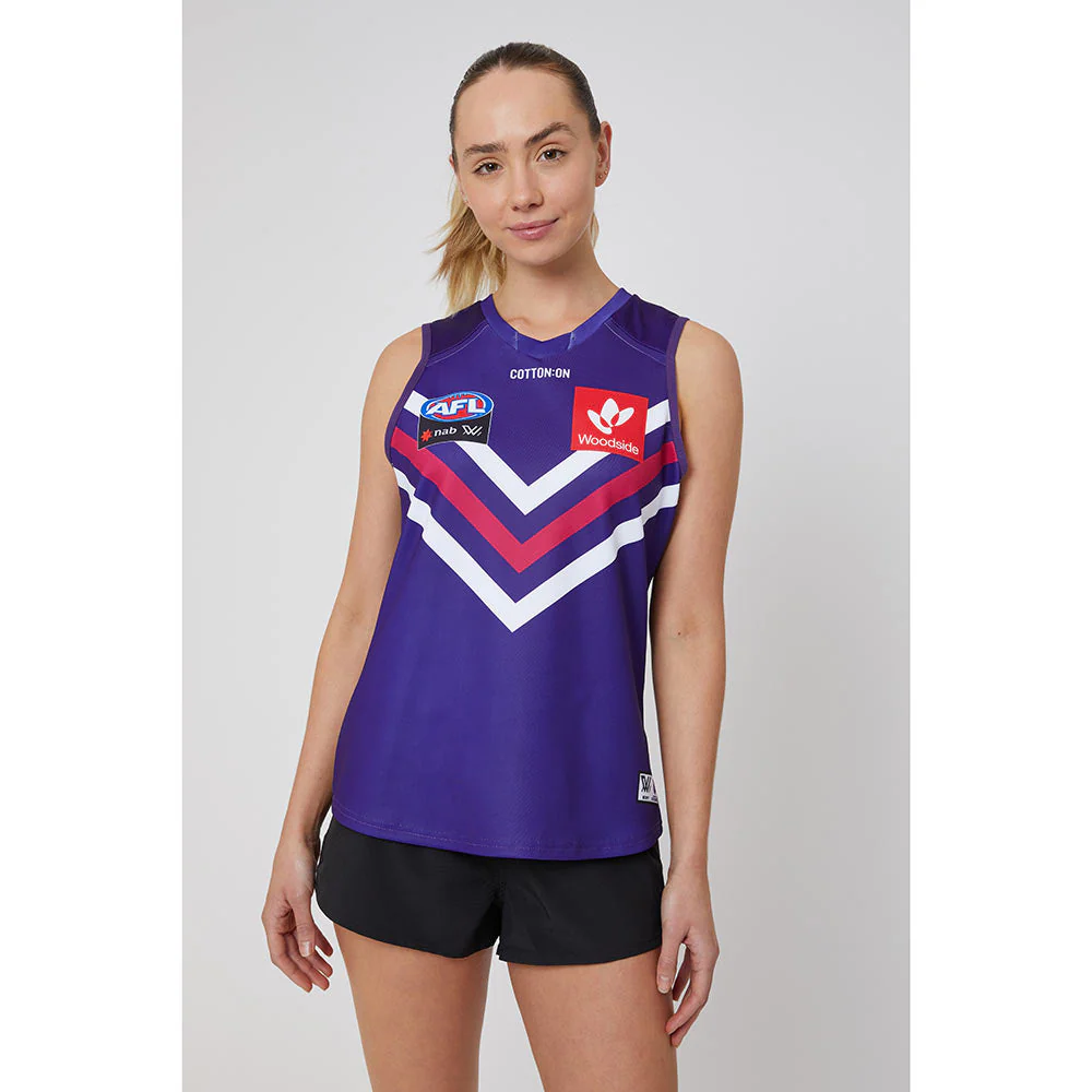 Fremantle Dockers AFLW Season 7 Womens Home Guernsey - Image 7