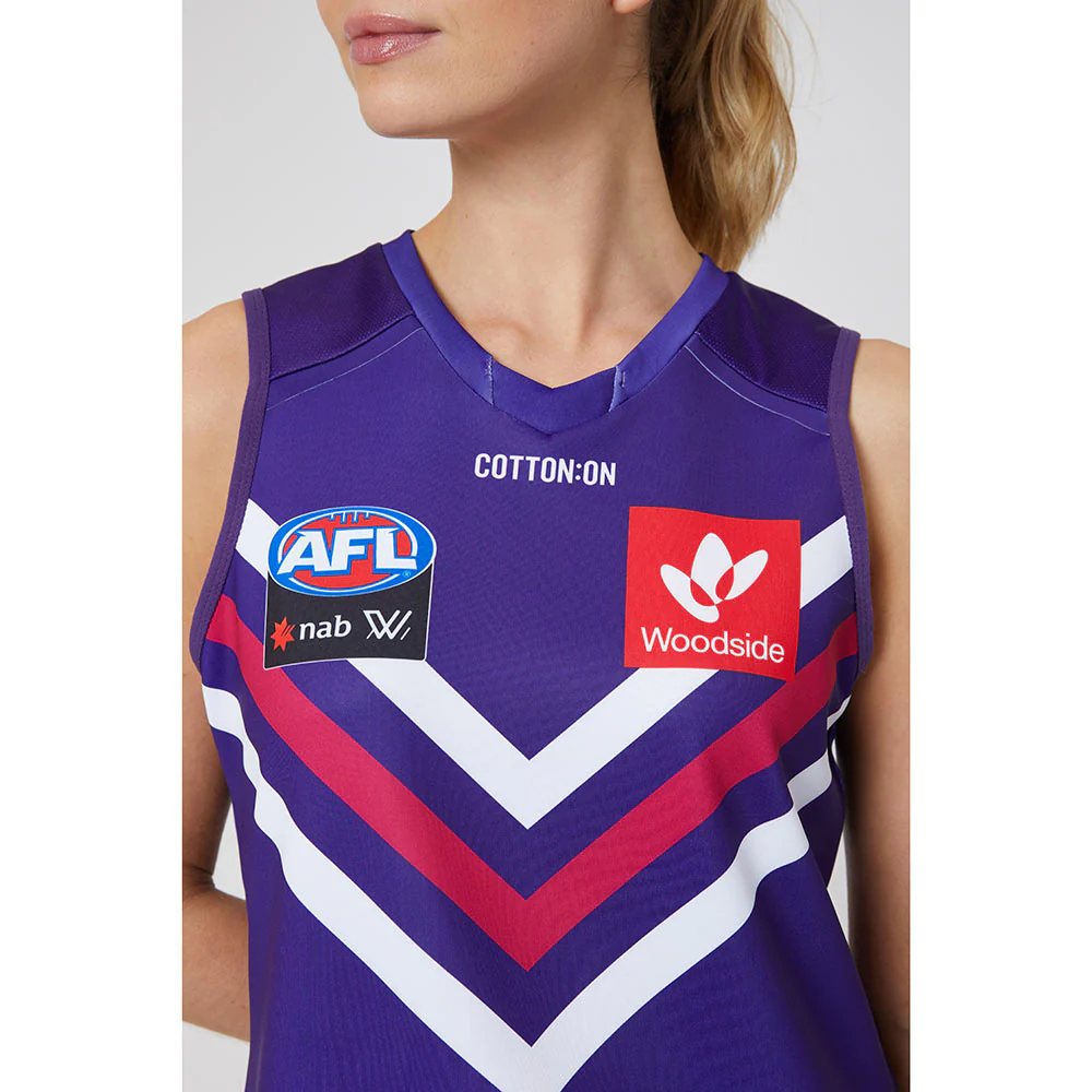 Fremantle Dockers AFLW Season 7 Womens Home Guernsey - Image 9