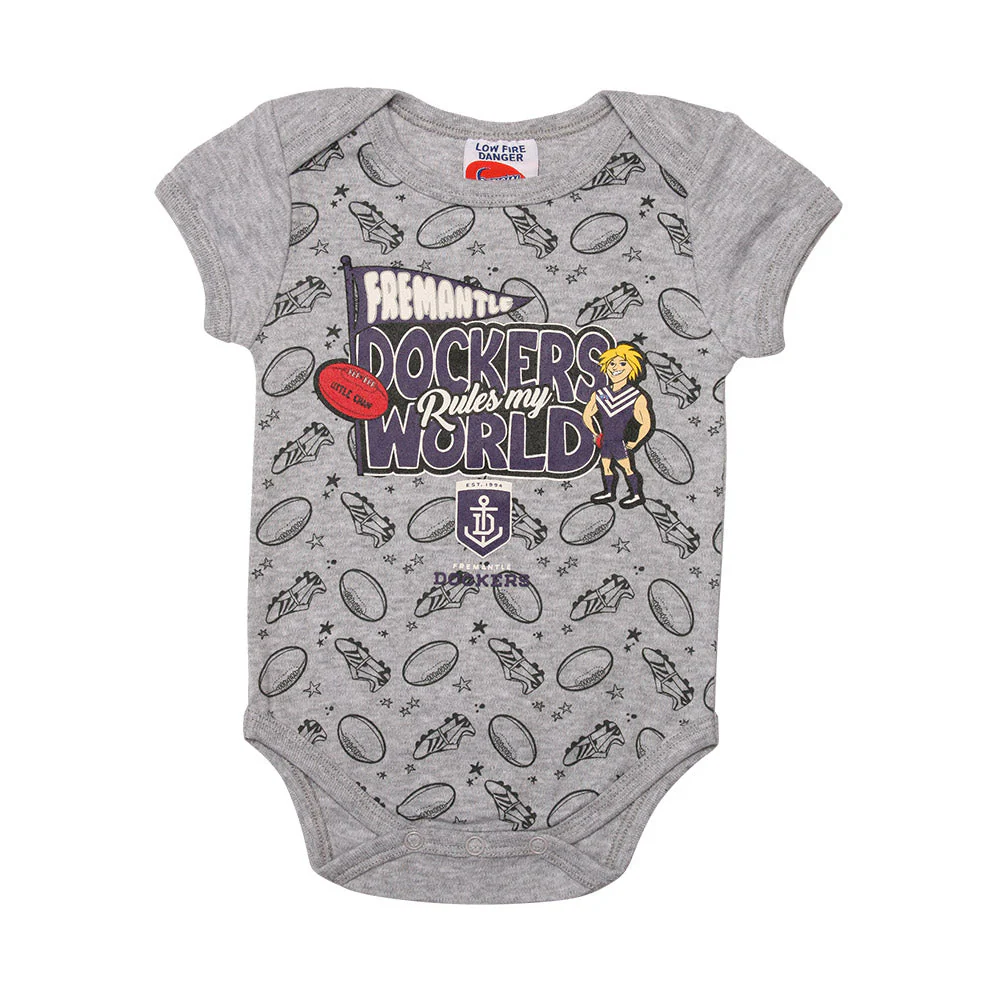 Fremantle Dockers Babies Summer Romper - Image 4