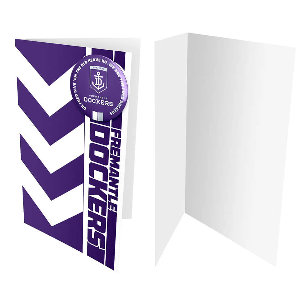 Fremantle Dockers Badge Card - Image 2