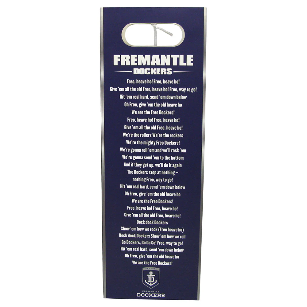 Fremantle Dockers Bottle Gift Bag - Image 2