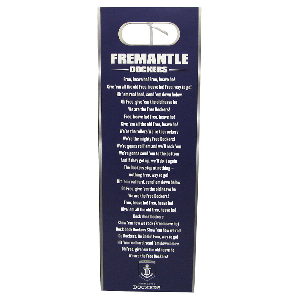 Fremantle Dockers Bottle Gift Bag - Image 4