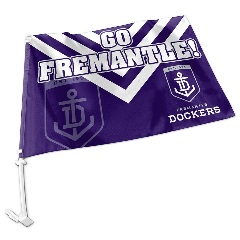 Fremantle Dockers Car Flag