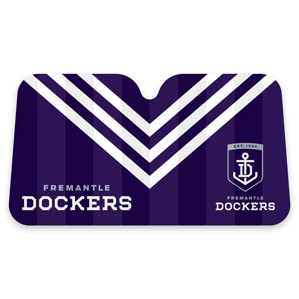 Fremantle Dockers Car Windscreen Sunshade - Image 2