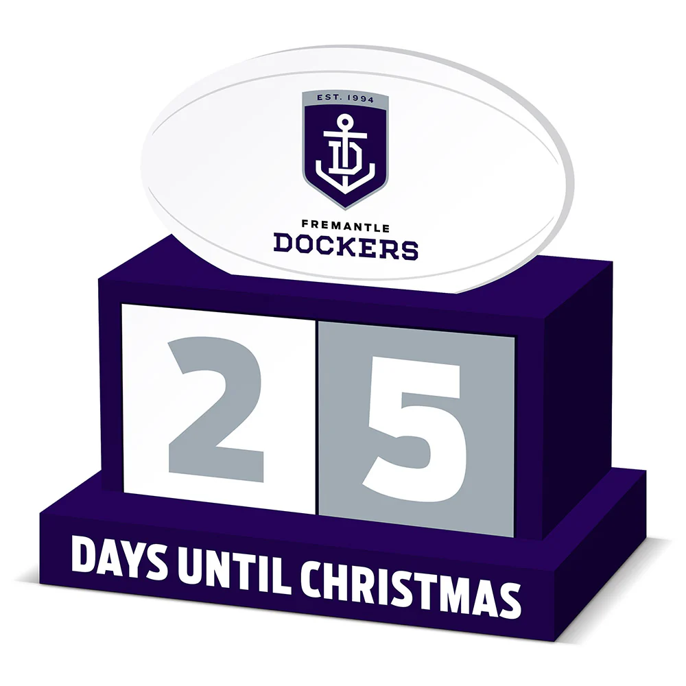 Fremantle Dockers Christmas Countdown Blocks