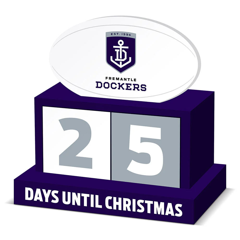 Fremantle Dockers Christmas Countdown Blocks - Image 2