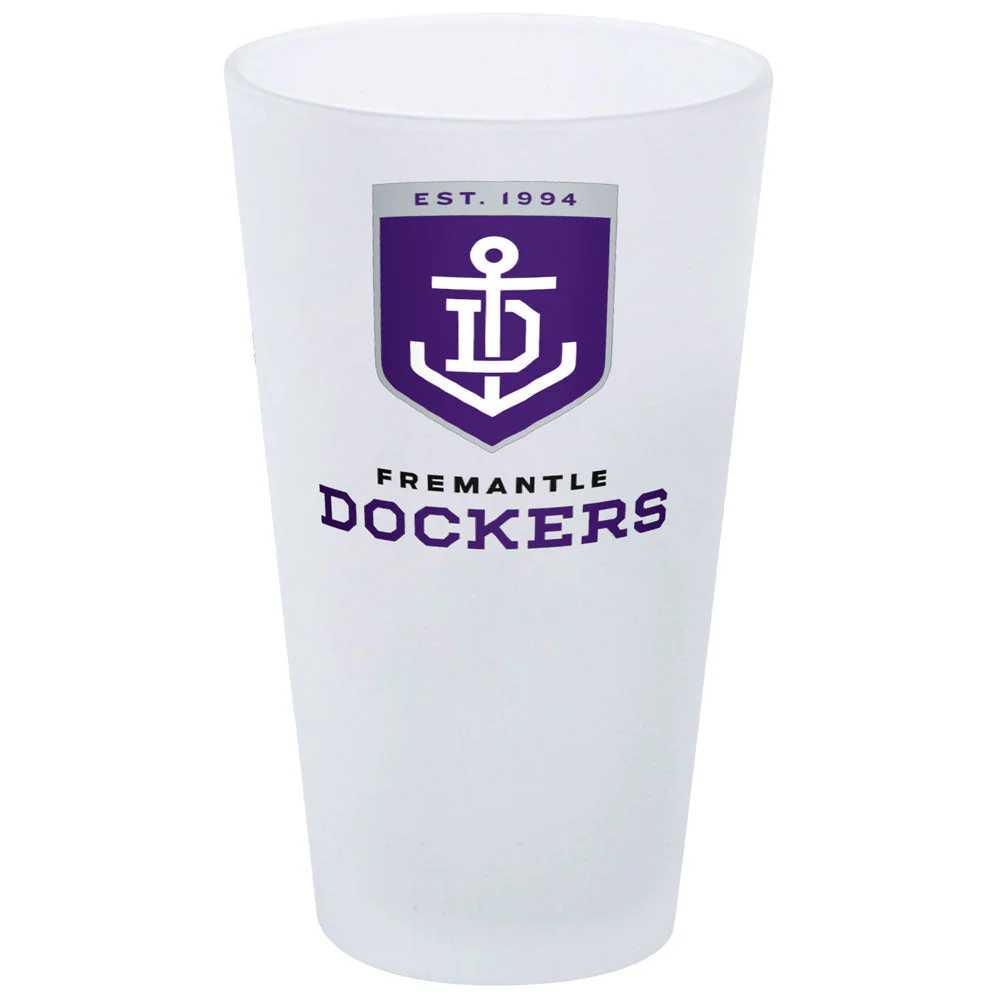 Fremantle Dockers Frosted Glass - Image 2