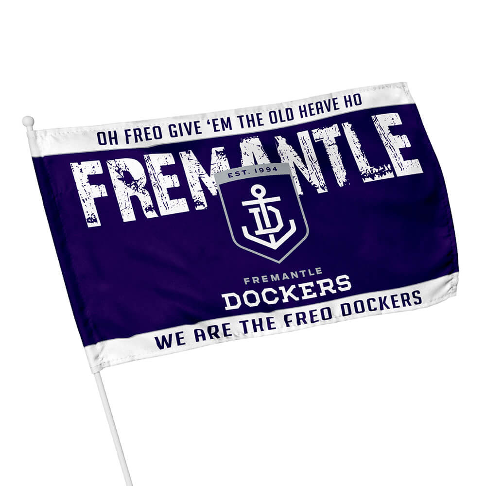Fremantle Dockers Kids Flag - Image 2