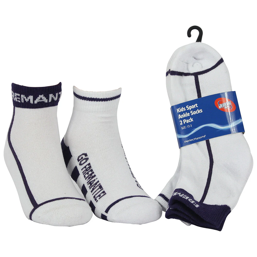 Fremantle Dockers Kids Socks - 2pk - Image 2