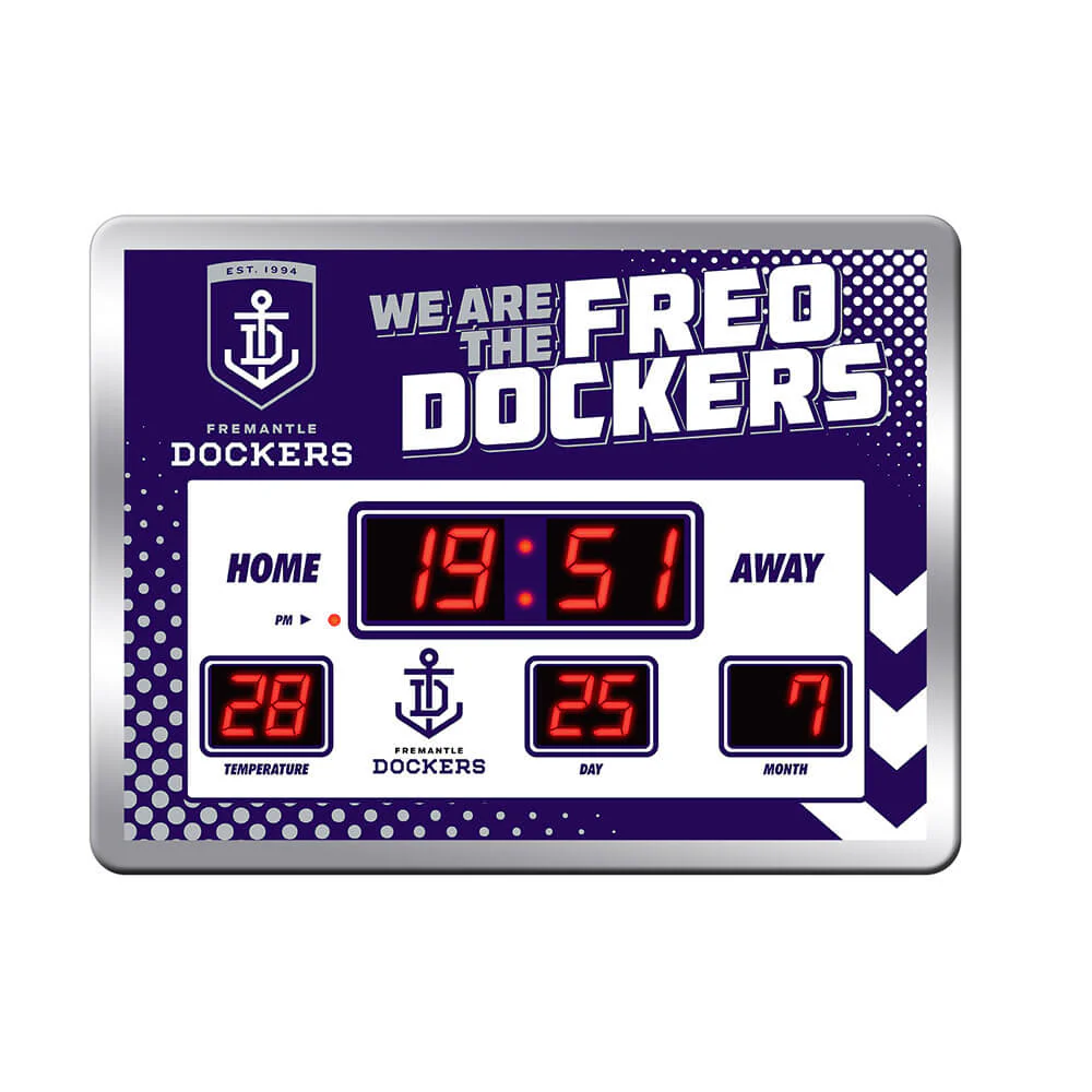 Fremantle Dockers Led Scoreboard Clock