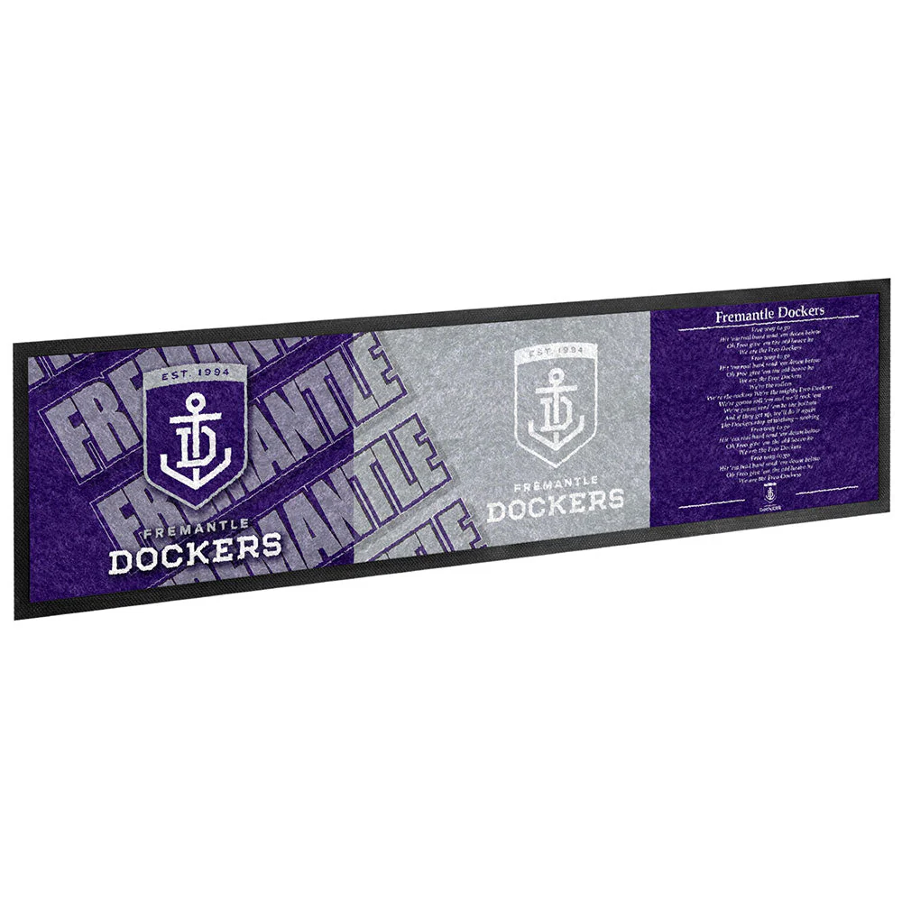 Fremantle Dockers Lyrics Bar Runner - Image 2
