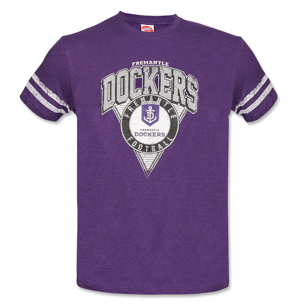 Fremantle Dockers Mens Stripe Tee