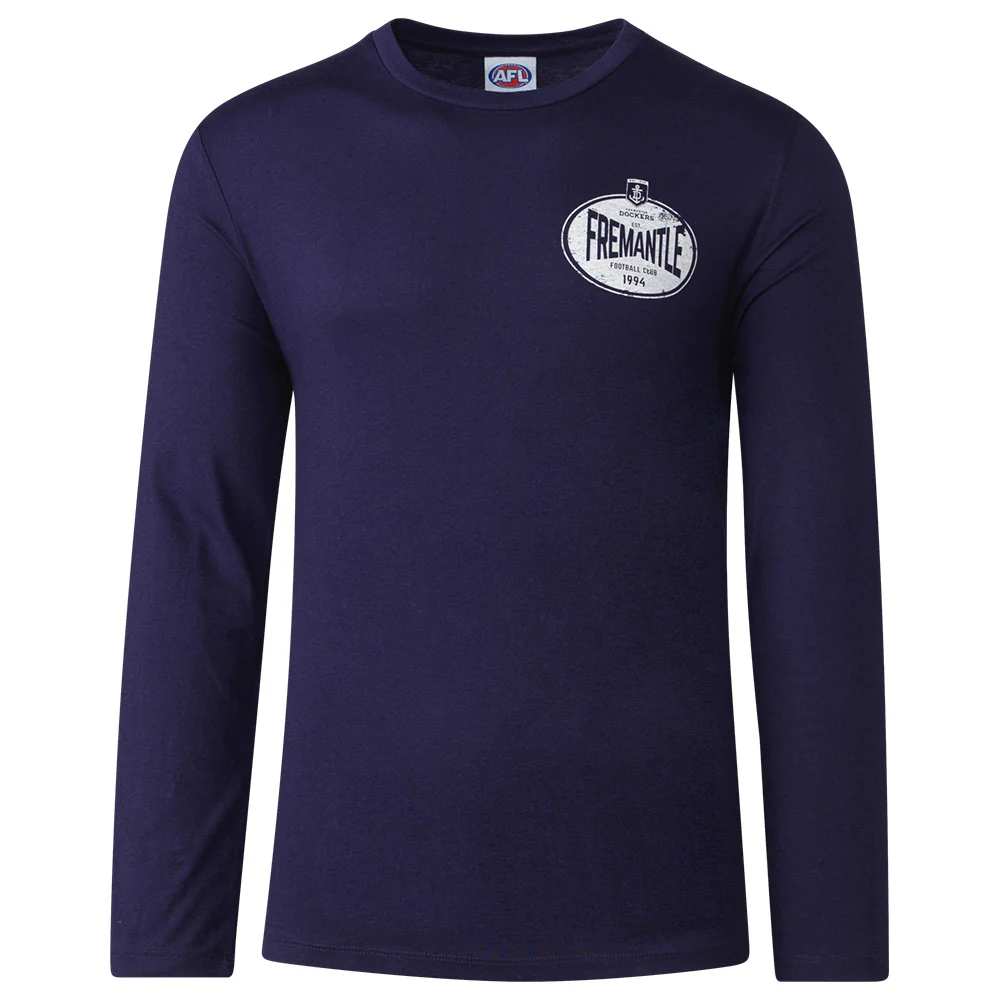 Fremantle Dockers Mens Supporter Long Sleeve Tee