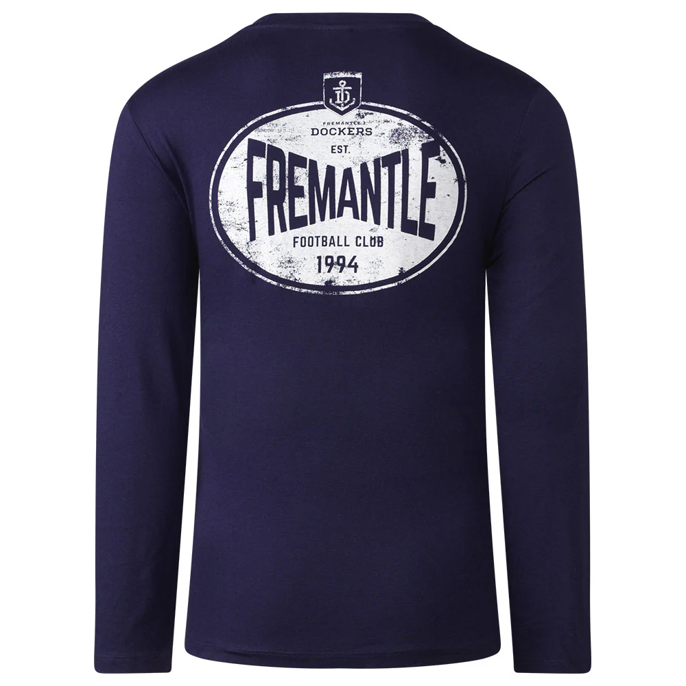 Fremantle Dockers Mens Supporter Long Sleeve Tee - Image 2