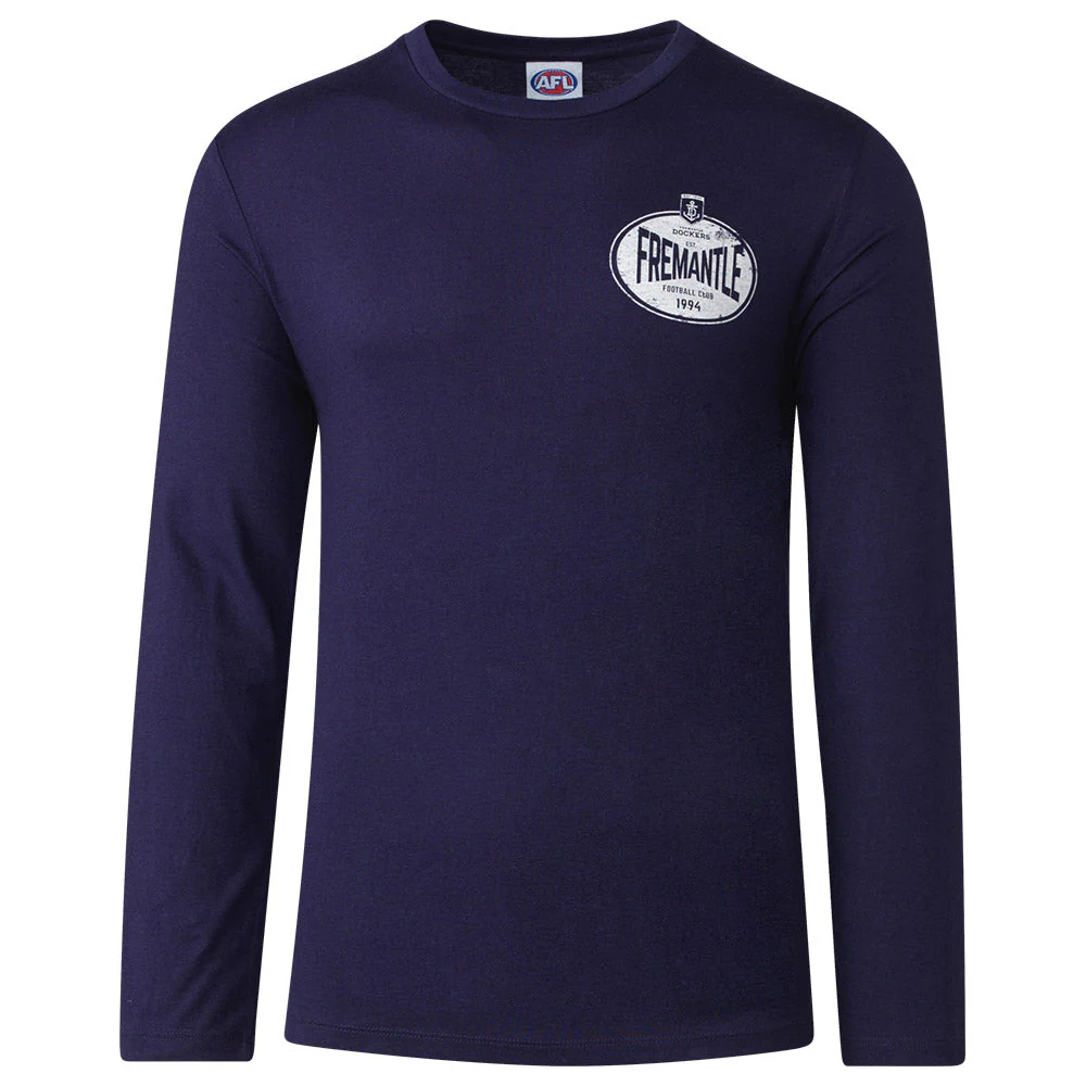 Fremantle Dockers Mens Supporter Long Sleeve Tee - Image 4