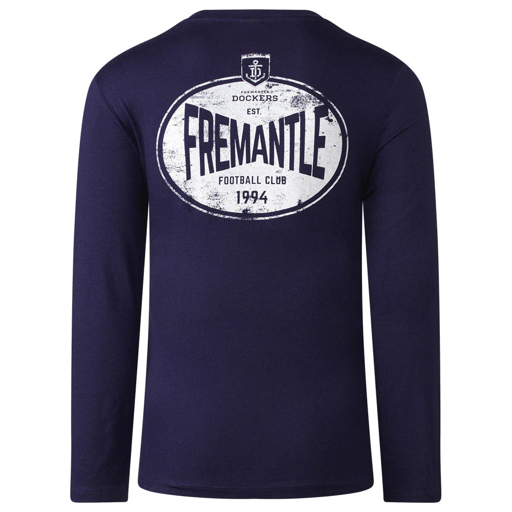 Fremantle Dockers Mens Supporter Long Sleeve Tee - Image 5
