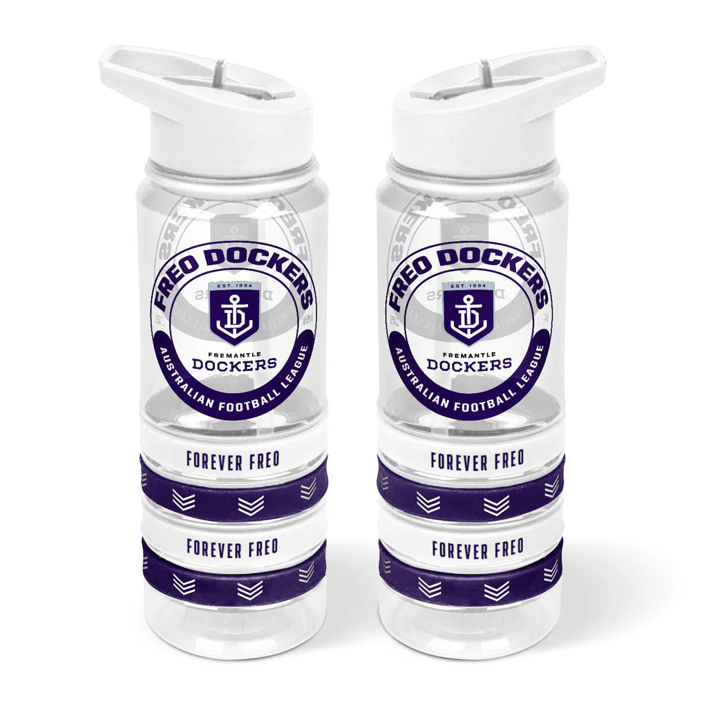 Fremantle Dockers Quad Bands Tritan Drink Bottle