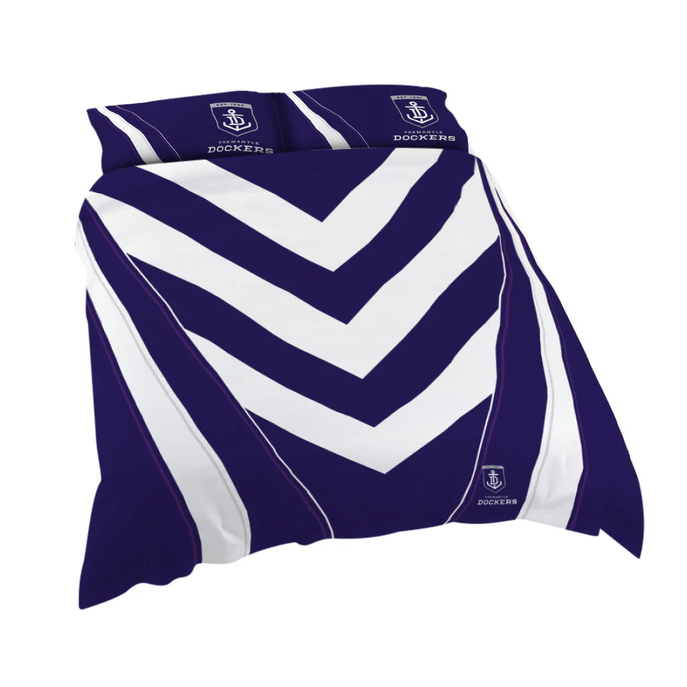 Fremantle Dockers Queen Quilt Cover Set - Image 2