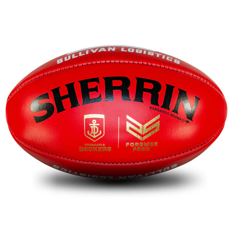 Fremantle Dockers Red Official Game Ball - Image 5