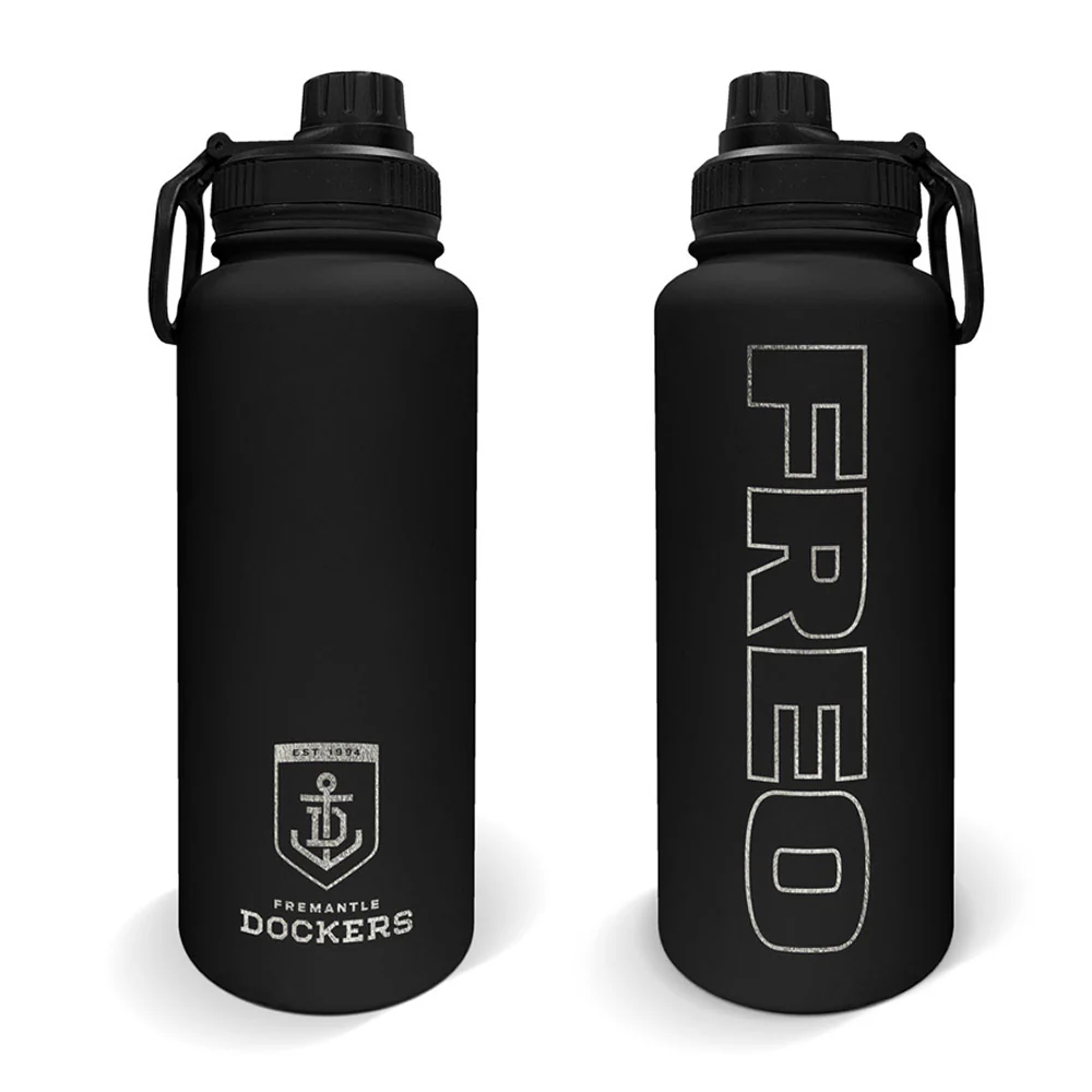 Fremantle Dockers Stainless Steel Insulated Drink Bottle 960ml - Image 2