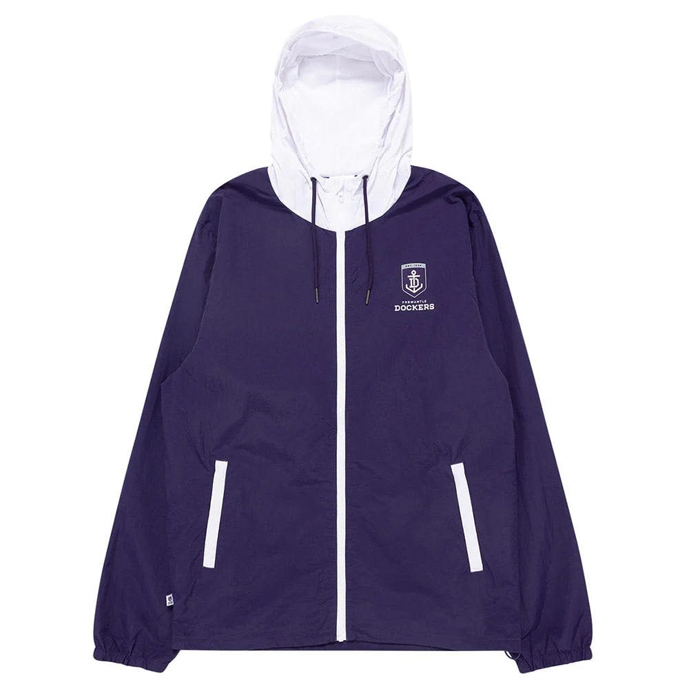 Fremantle Dockers Team Crest Full Zip Nylon Windbreaker - Image 5
