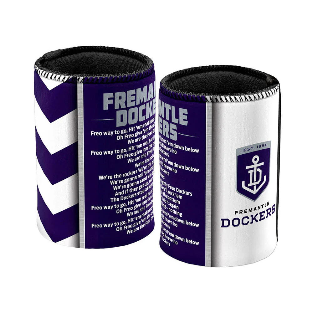 Fremantle Dockers Team Song Can Cooler